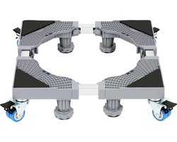 Wasmachine Verhoger voor Droger & Koelkast - Wasmachine Opbouwmeubel - Wasmachinevoet Wasmachine onderhoud 41~66cm In hoogte verstelbaar 8 poten + 4 wielen