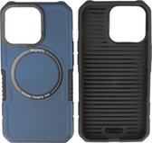 iPhone 13 Pro MagSafe Hoesje - Shockproof Back Cover - Navy