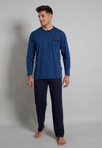 Blauwe pyjama voor heren van Götzburg - Blauw - Maat - 50