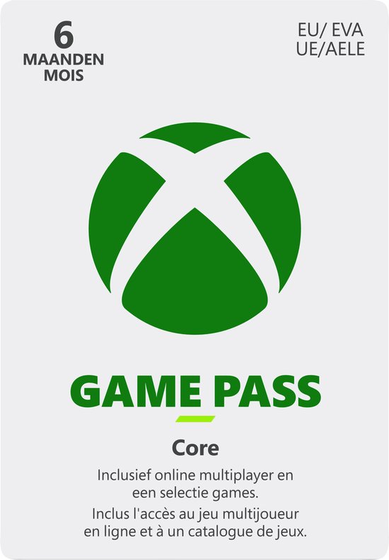 Xbox Game Pass Core - 6 maanden - Xbox Series X|S & Xbox One