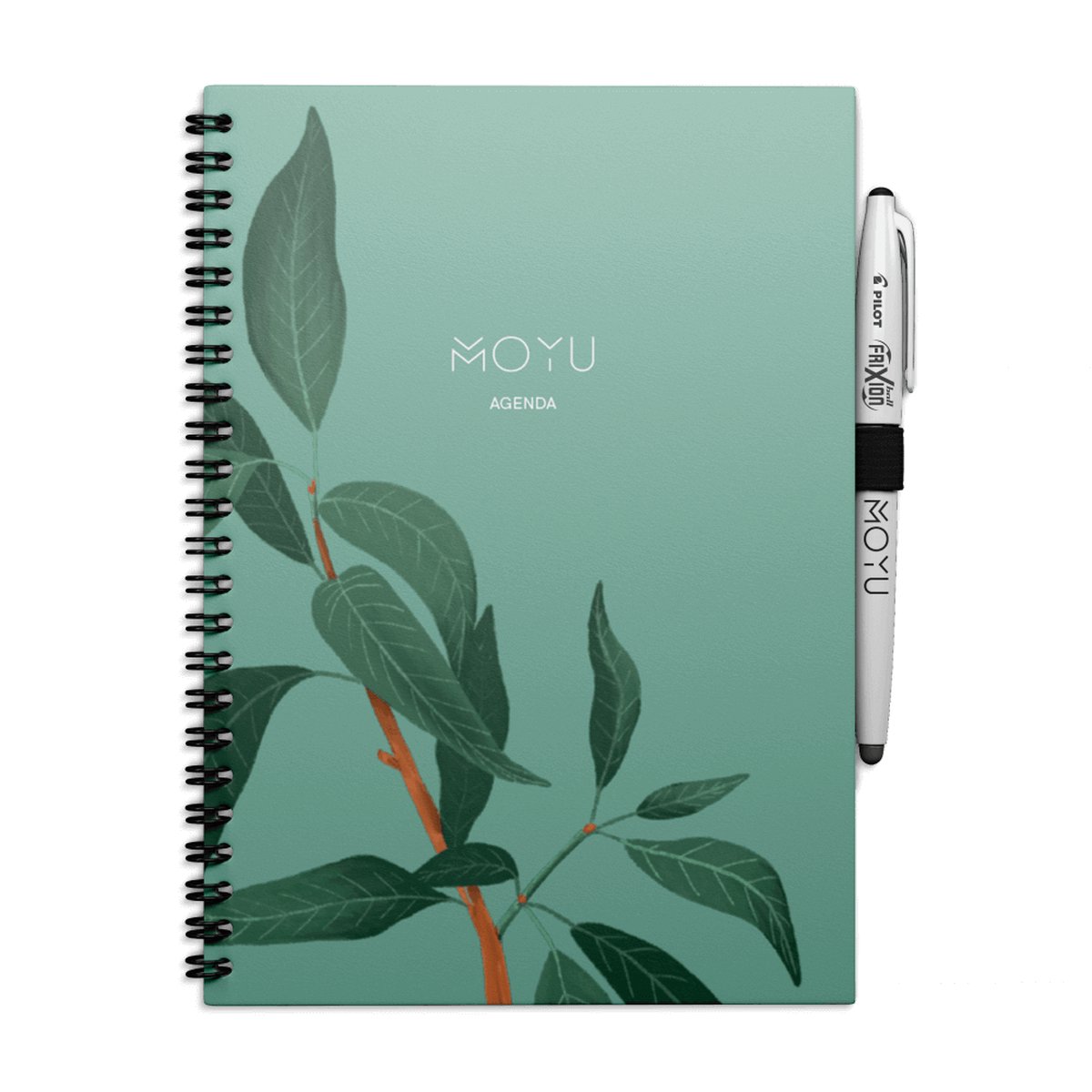MOYU - Lovely Leaf Agenda - Uitwisbaar Agenda's van Steenpapier A5 Hardcover