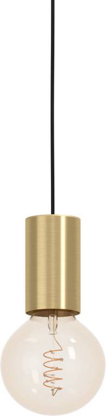 Lampe à suspension EGLO Pozueta 1 / E27 - Ø 6,5 cm - Or - Acier
