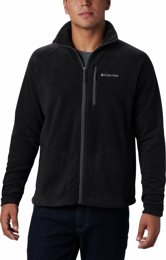 Columbia Fast Trek™ II Full Zip Fleece Trui - Fleecetrui met volledige ritssluiting - Fleece Jas Heren - Zwart - Maat XL