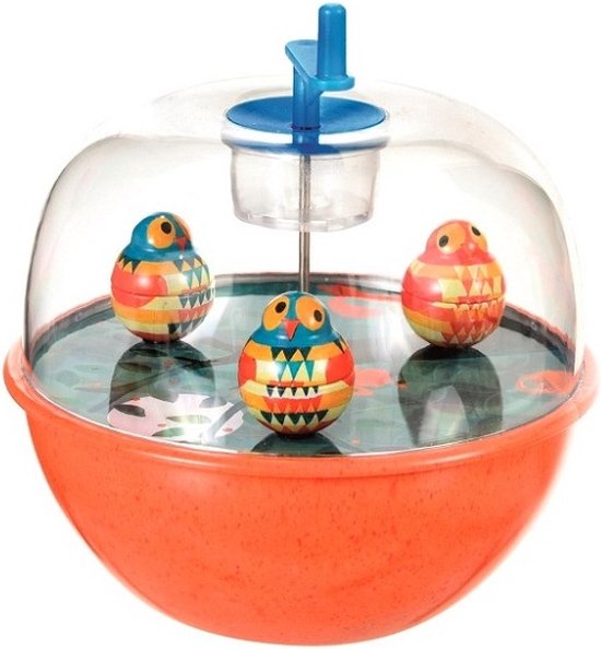 Egmont Toys Bromtol tin uilen met muziek 14,5x14x16 cm bol