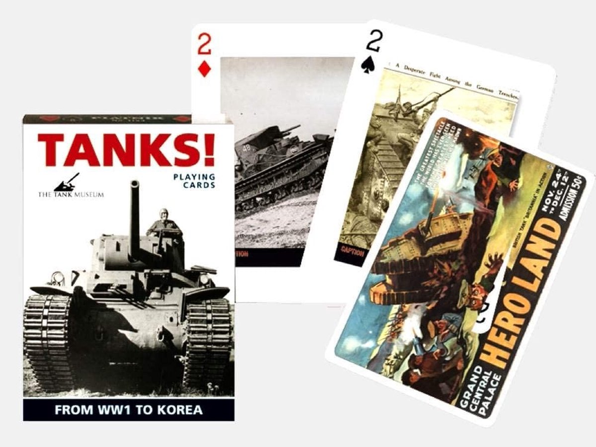 Piatnik Tanks Speelkaarten - Single Deck