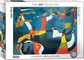Puzzle Eurographics Hirondelle, Amour - Joan Miro - 1000 pièces