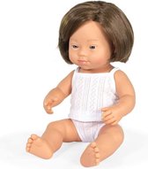 Miniland Babypop Europees Meisje met Syndroom van Down - Girl (38 cm)