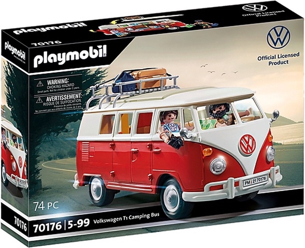 PLAYMOBIL Volkswagen T1 campingbus - 70176 - PLAYMOBIL