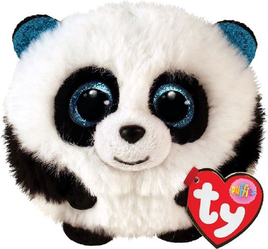 TY Teeny Puffies Bamboo Panda 10 cm