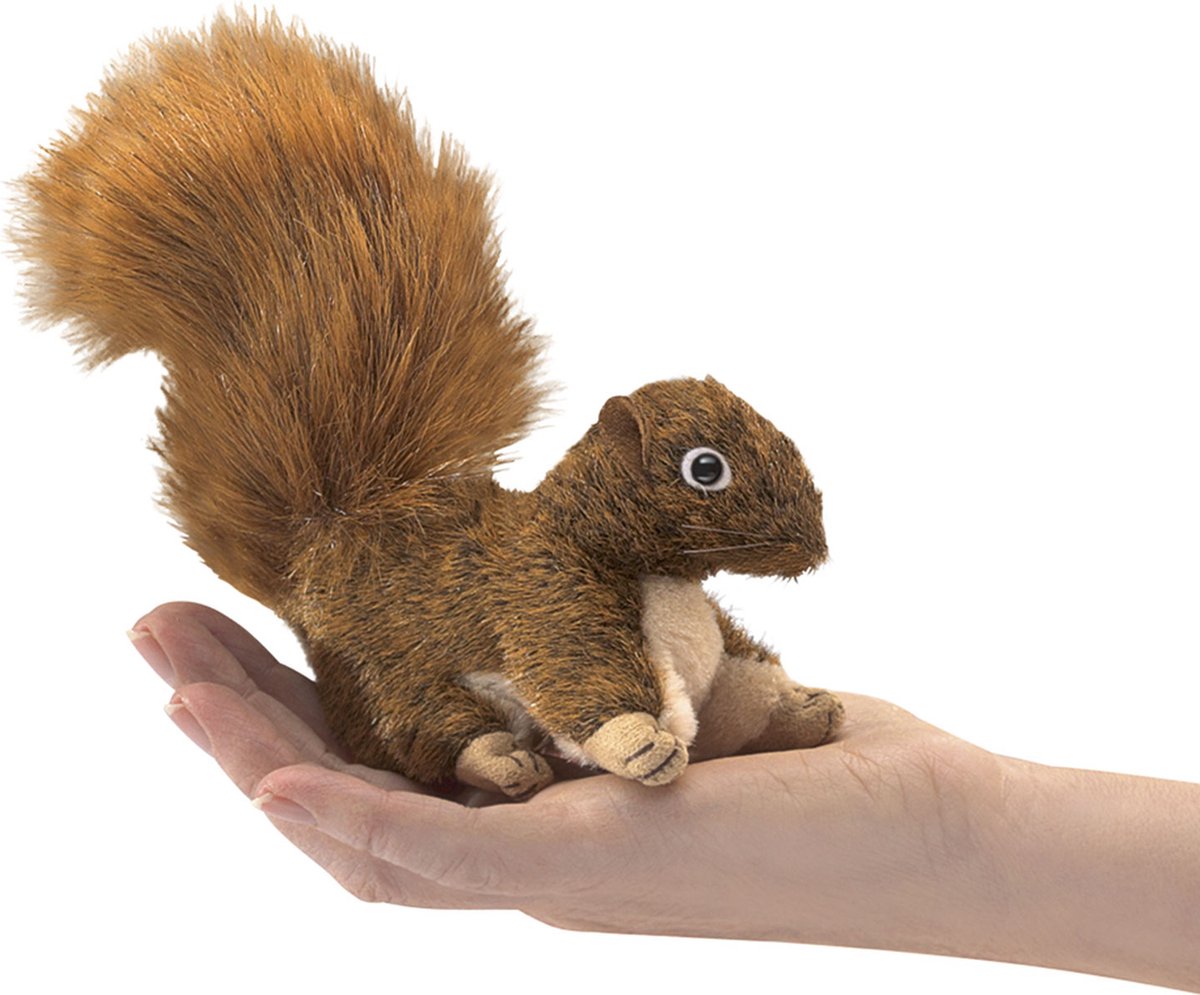 Folkmanis Mini Eichhörnchen, rot / Mini Red Squirrel