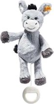Steiff Dinkie Donkey met speeldoos 26 cm. EAN 242496
