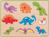 Bigjigs Lift Out Puzzle - Dinosaurs