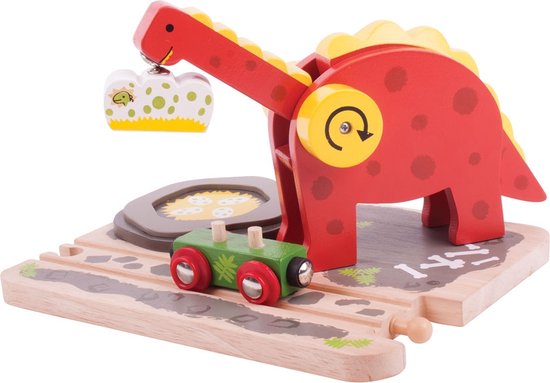 Houten Dino Kraan