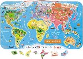 Janod Puzzle - Magnetic World - Anglais