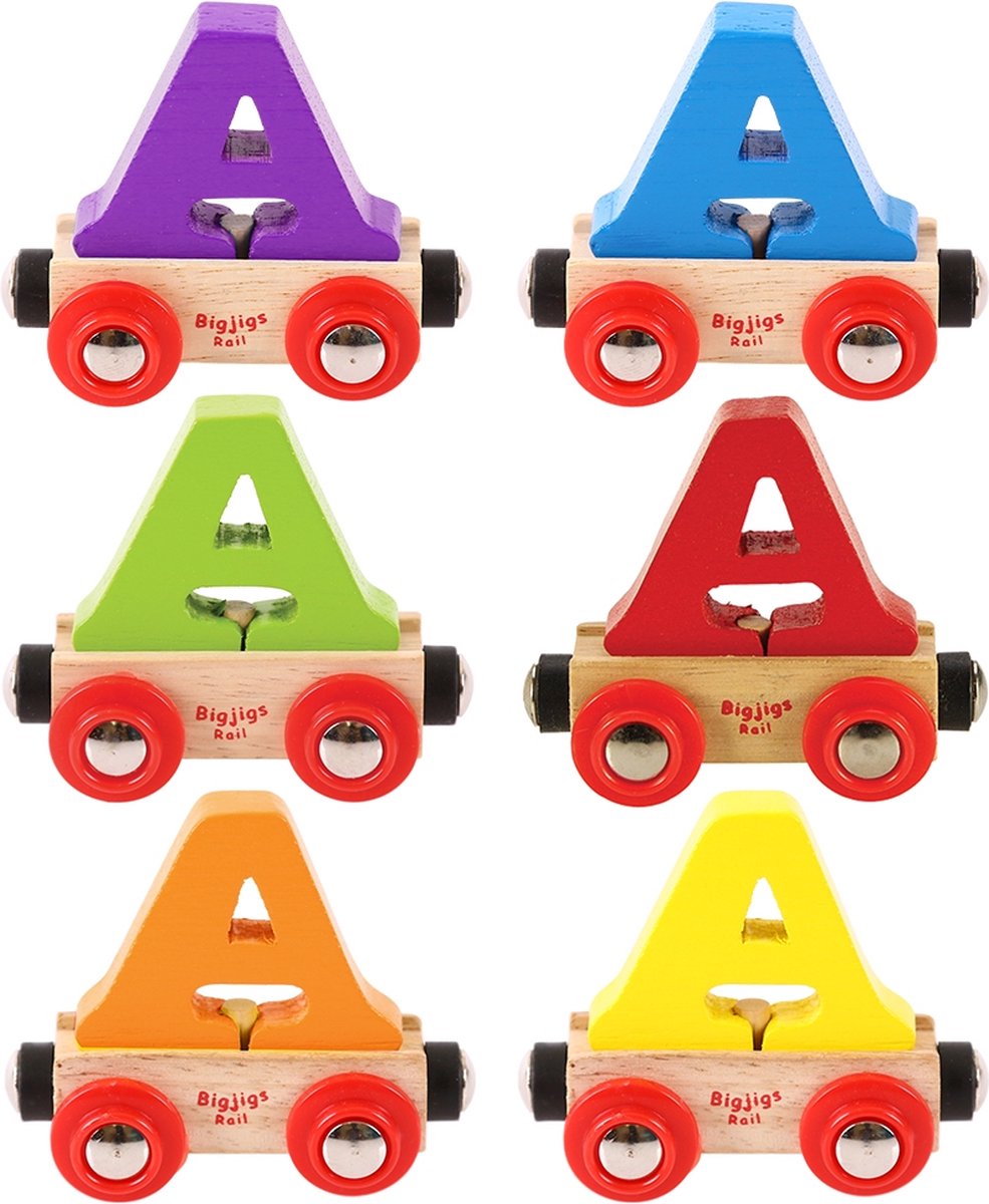 Bigjigs Rail Rail Nombre de la letra L (los colores varían) Bigjigs