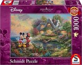 Schmidt Spiele Mickey & Minnie Legpuzzel 500 stuk(s) Stripfiguren