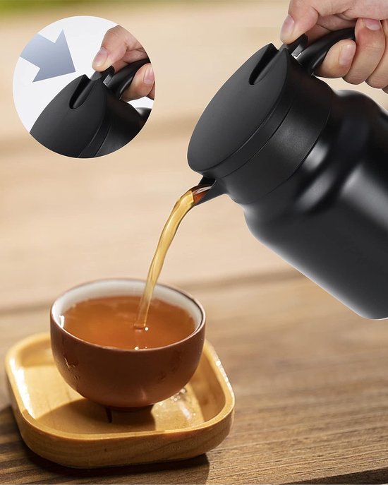 Passoire à thé à poignée poussoir - Infuseur à thé en acier inoxydable en  forme de boule poussoir