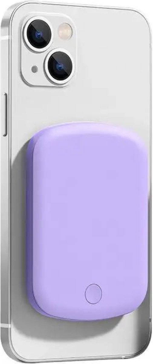 Provice® Magsafe Powerbank 5.000 mAh - Voor iPhone 12 / 13 / 14 - Draadloos Opladen - Paars