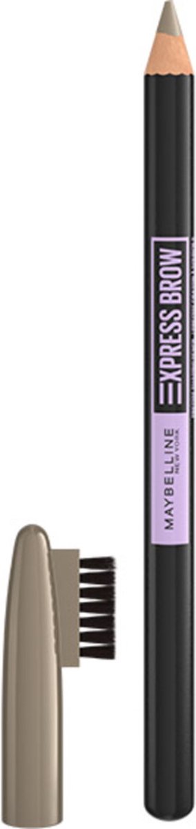 Maybelline - Express Brow Wenkbrauwpotlood 04 Deep Brown - 3 x 1 stuk - Voordeelverpakking