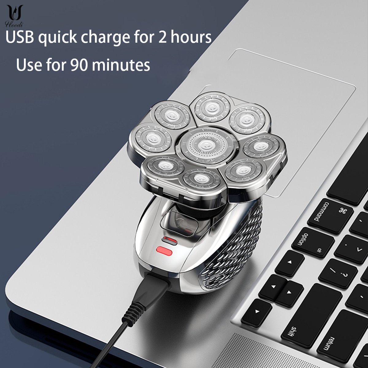 CHLIN 6-in-1 Elektrisch Scheerapparaat voor Mannen met - afbeelding 3