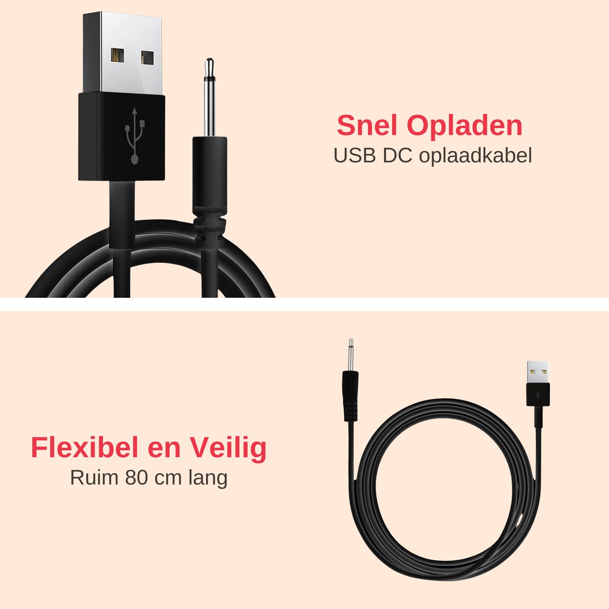 Chargeur de vibrateur - Câble de chargement USB vers DC Sex Toys 2,5 mm -  Vibrateurs