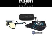 GUNNAR Gaming en computerbril | Model: Call of Duty - Glas Tint: Amber (Blokkeert 65% Blauw licht & 100% UV)| Gepatenteerde blauw licht filterende glazen
