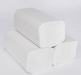 4.000 vellen papieren handdoeken premium vouwhanddoek wit 25 x 23 cm Z vouw - Schoonmaak - dispenser geschikt - wegwerphanddoeken - wegwerppapier - universeel gebruik Papieren Handdoekjes - 2 laags, 25 x 23 cm - Papieren handdoekjes - doekjes