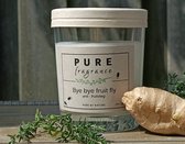 Pure Fragrance - Geurkaars in glas - Bye bye fruit fly - anti fruit vlieg