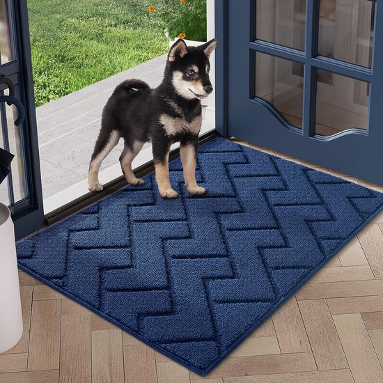 wash dry Wild Summer doormat, 50 x 75 cm, colourful, indoor and outdoor, washable