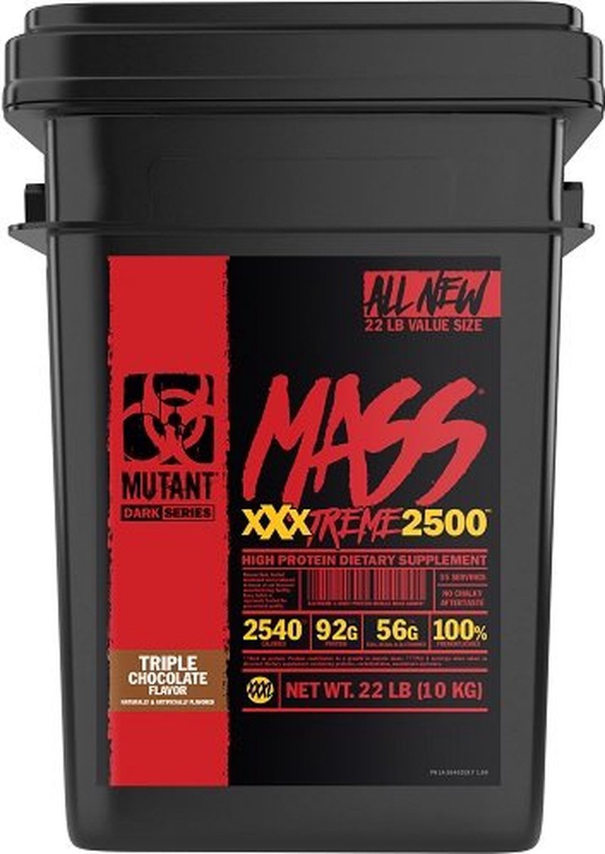 Goedkoopste Mutant Mass XXTreme 2500 9070gr Triple Choco