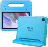 HappyCase Kinder Tablethoes Geschikt voor Samsung Galaxy Tab A7 Lite | Kindvriendelijke Hoes | Beschemhoes | Kinderhoes | met Handvat en Standaard | Blauw