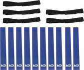 MDsport - Flagfootball flags - Volledig klittenband - Set van 5 - Blauw