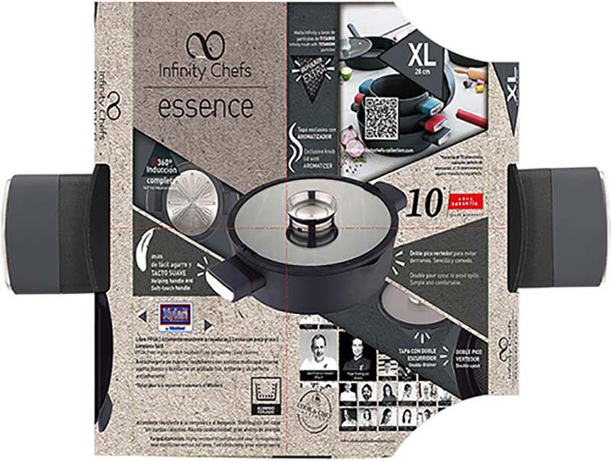 Westinghouse - Casserole 24 Cm - Induction - Marbre Noir à Prix Carrefour