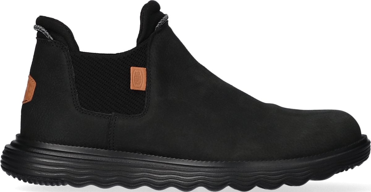 HEYDUDE - Branson Craft Leather Heren Boots Black - Maat 47