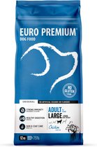 Euro-Premium Adult Large Kip - Rijst 12 kg + GRATIS 200GRAM HONDENKOEKJES