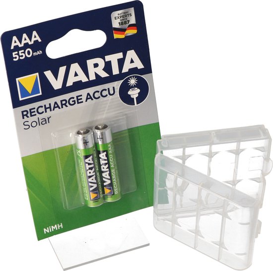 Varta A7 2 Batterie Varta AAA Ricaricabili NiMH Da 1000mAh - Per Speedphone Telekom E Altri Dispositivi Ricarica AAA Alto Consumo - Foto 2