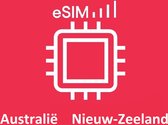 eSIM Australië en Nieuw-Zeeland onbeperkt data bellen en sms