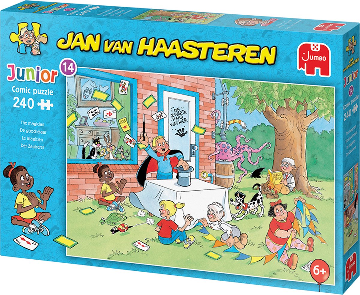 Jan van Haasteren Junior 14 Puzzel- De Goochelaar - 240 stukjes