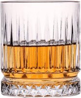 Whiskey Glazen Set van 4 11oz Premium Scotch Glazen, Bourbon Glazen voor Cocktails, Ouderwetse Tuimelaars (B)