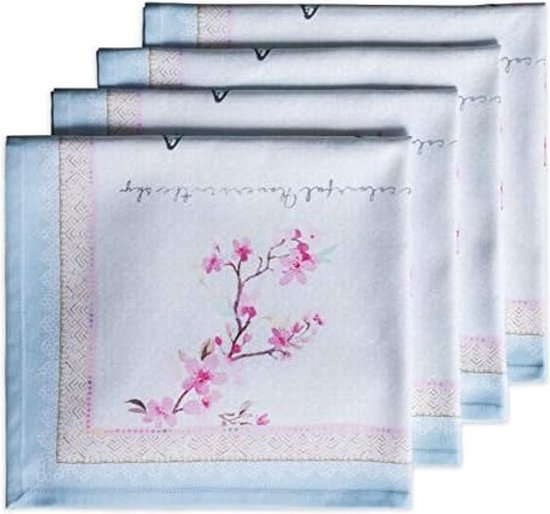 Serviettes de table en Tissus (45 cm x 45 cm), 100 % coton, lavables,  serviettes de... | bol