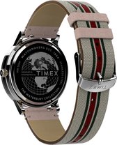 Timex Classic TW2V73700 Horloge - Textiel - Wit - Ø 40 mm