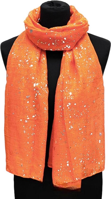 Dunne Sjaal - WK/EK Voetbal - Koningsdag - Oranje - 180 x 70 cm (231112#)