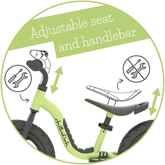 Charlie SPORT 12 balance bike with RubberSkin tires