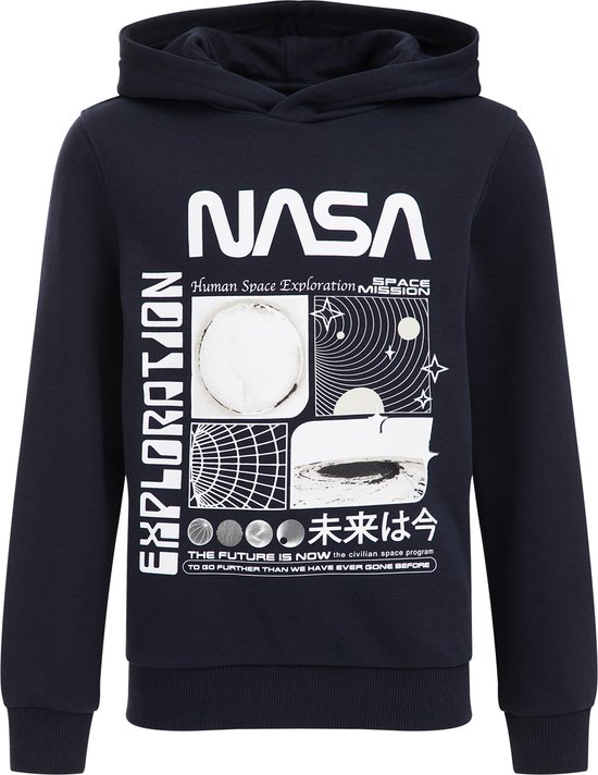 WE Fashion Jongens NASA® hoodie met opdruk