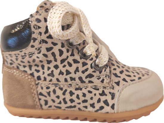 Jochie & Freaks Chaussure à lacets Bobby JF-23020 Imprimé léopard