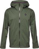 Black Diamond Stormline Stretch Rain Jasje Groen M Man