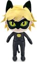 foto van Cat Noir - Miraculous Ladybug Pluche Knuffel 30 cm {Cat Noir, Tikki, Plagg, Lady Bug, Nooroo | Speelgoed Knuffeldier Knuffelpop voor kinderen jongens meisjes | Kat Cat Plush Toy | Miraculous: Tales of Ladybug & Cat Noir}