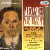 Franz Grundheber, Philharmonisches Staatsorchester Hamburg, Gerd Albrecht - Zemlinsky: Symphonische Gesänge, Op.20 (CD)