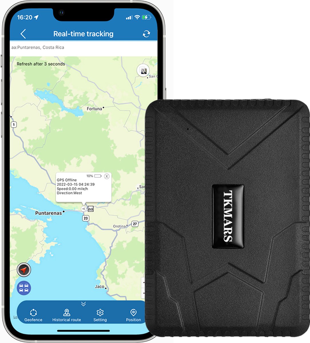 Tracker GPS sans Carte SIM Invoxia - Alerte Antivol en Temps Réel