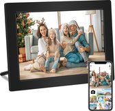 Lipa X80 digitale fotolijst 10.1 Inch Frameo app - Digitale fotolijst met wifi - Digitale fotolijsten - Frameo app - Fotokader - Met standaard - Muurbevestiging - Android 11 - IPS touchscreen - 32 GB - Bluetooth en Wifi - MicroSD - Zwart
